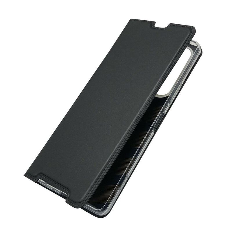 Capa De Celular Para Sony Xperia 1 II Flip Fecho Magnético
