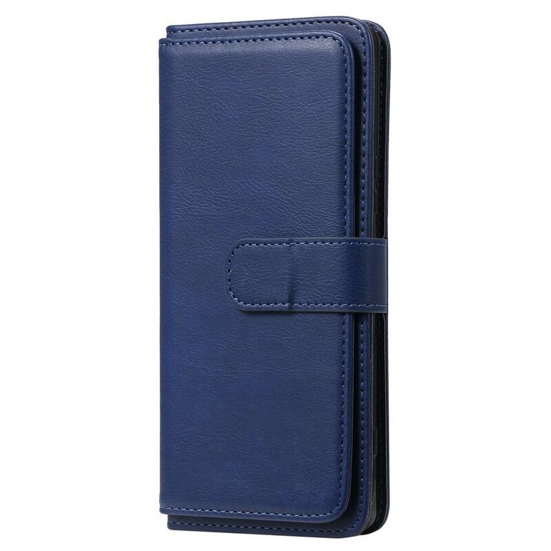 Capa Flip Para Sony Xperia 1 II Titular De Cartão Multifuncional Para 10