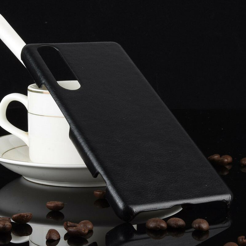 Capa Para Sony Xperia 1 II Efeito Couro Lichia