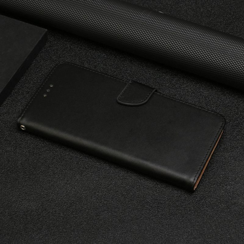 Capa Flip Para Honor 90 Lite Couro Napa