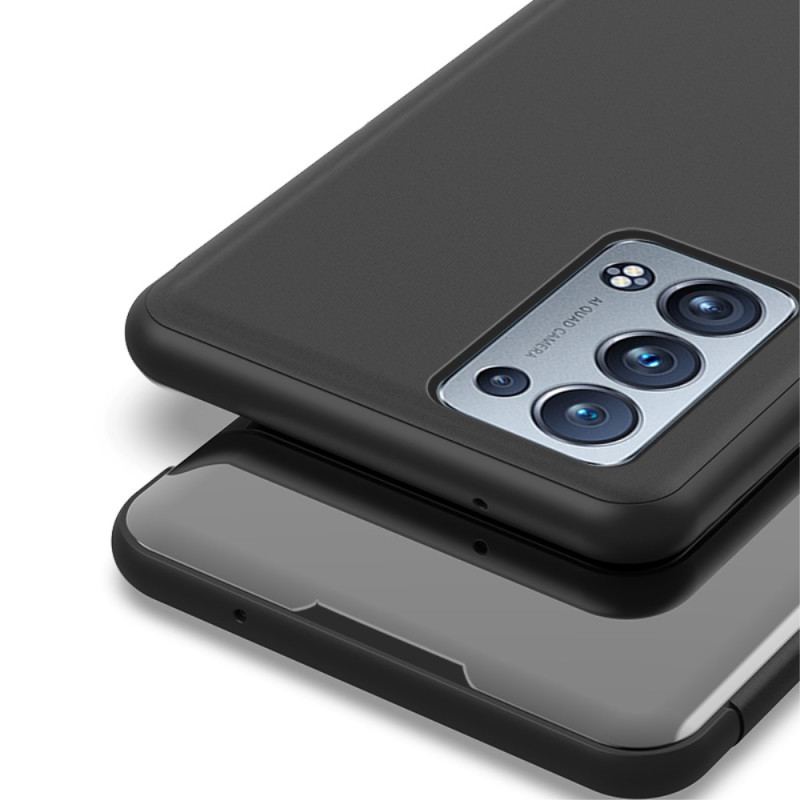 Capa De Celular Para Oppo Reno 6 Pro 5G Flip Superfície Ultra Suave