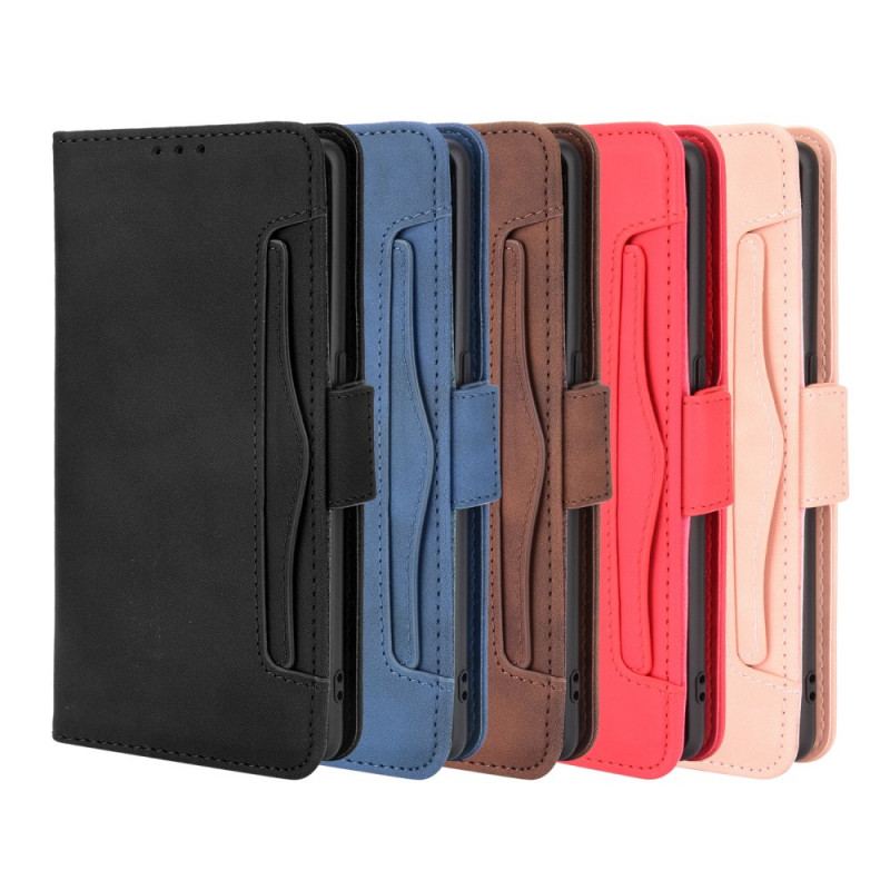 Capa Flip Para Oppo Reno 6 Pro 5G Cartões Múltiplos