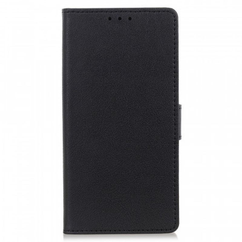 Capa Folio Para Oppo Reno 6 Pro 5G Fólio De Couro Falso