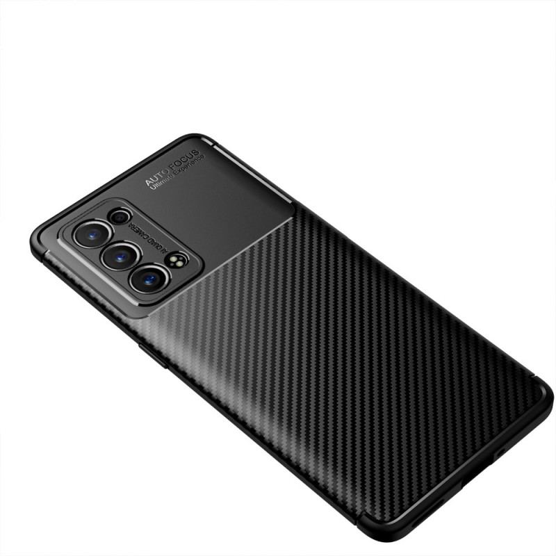 Capa Para Oppo Reno 6 Pro 5G Mangueira De Fibra De Carbono