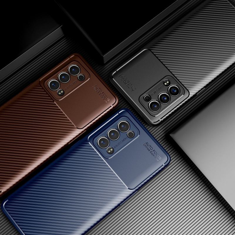 Capa Para Oppo Reno 6 Pro 5G Mangueira De Fibra De Carbono