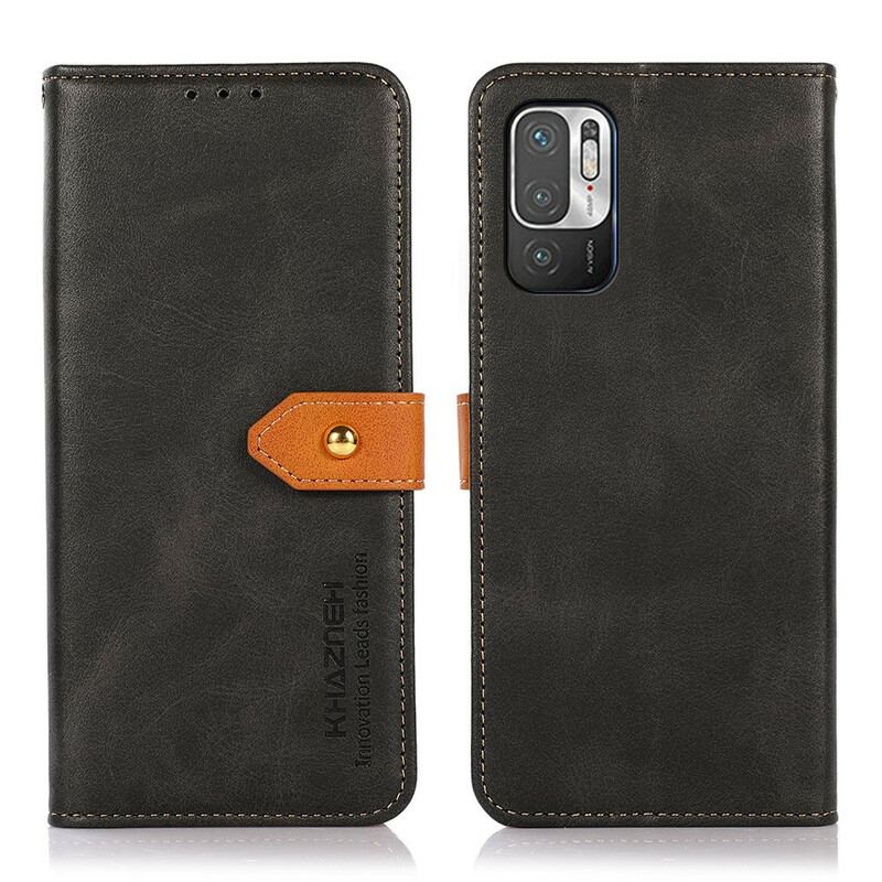 Capa Flip Para Xiaomi Redmi Note 10 5G Com Alça Khazneh