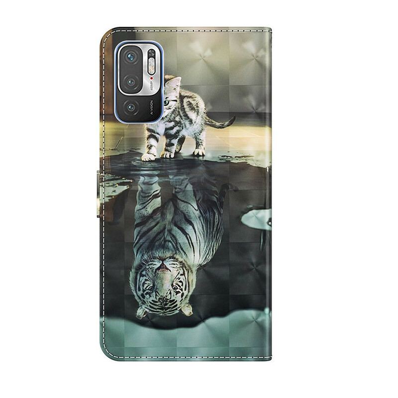 Capa Flip Para Xiaomi Redmi Note 10 5G Ernesto O Tigre