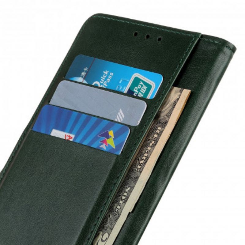 Capa Flip Para Xiaomi Redmi Note 10 5G Estilo De Couro