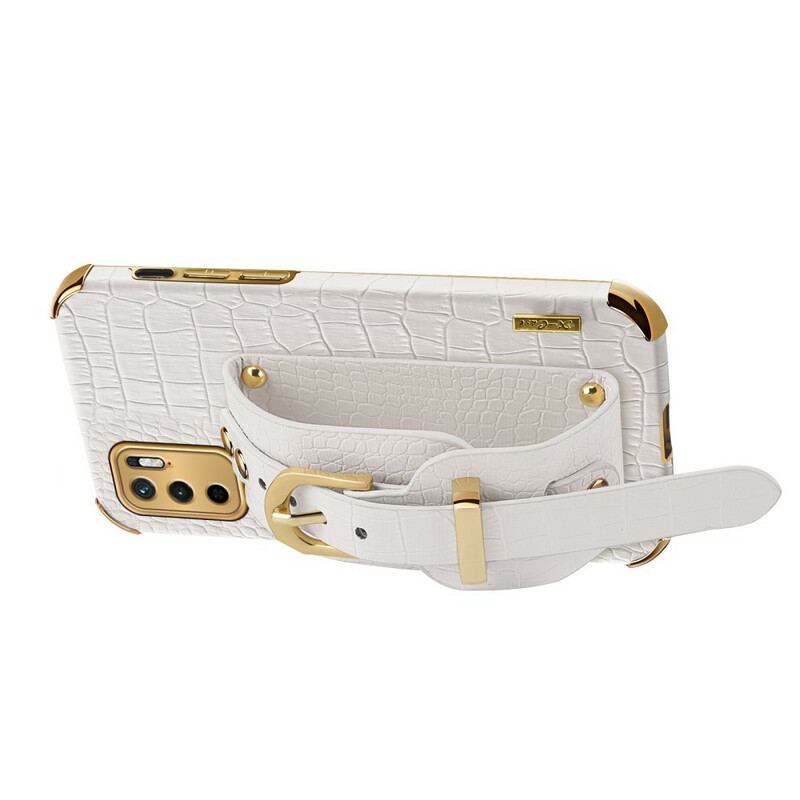 Capa Para Xiaomi Redmi Note 10 5G Alça Croco