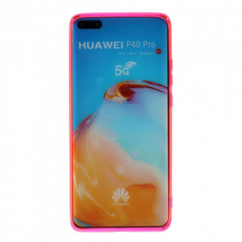 Capa De Celular Para Huawei P40 Pro Cores De Silicone