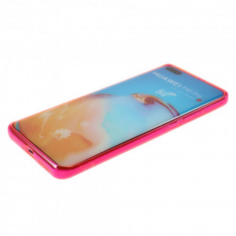 Capa De Celular Para Huawei P40 Pro Cores De Silicone