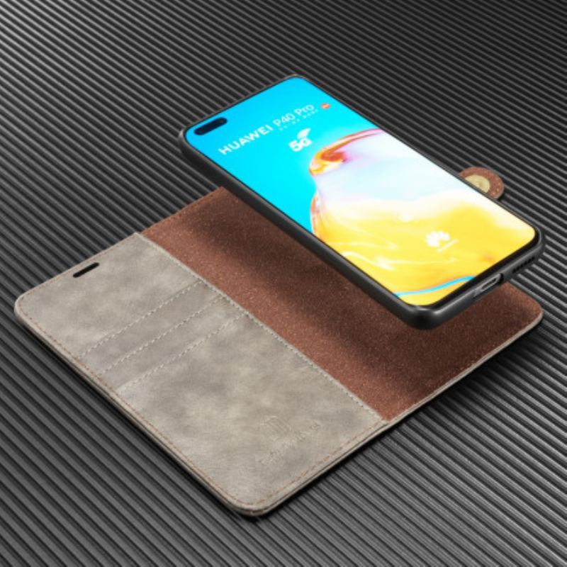 Capa De Couro Para Huawei P40 Pro Dg. Ming Destacável