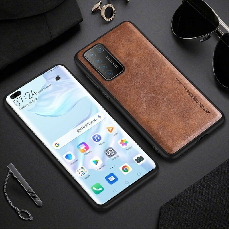 Capa Para Huawei P40 Pro Efeito Couro Vintage