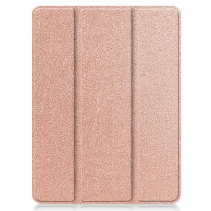 Capa De Celular Para iPad Pro 12.9" (2021) Porta-caneta Clássico Dobrável Em Três Partes