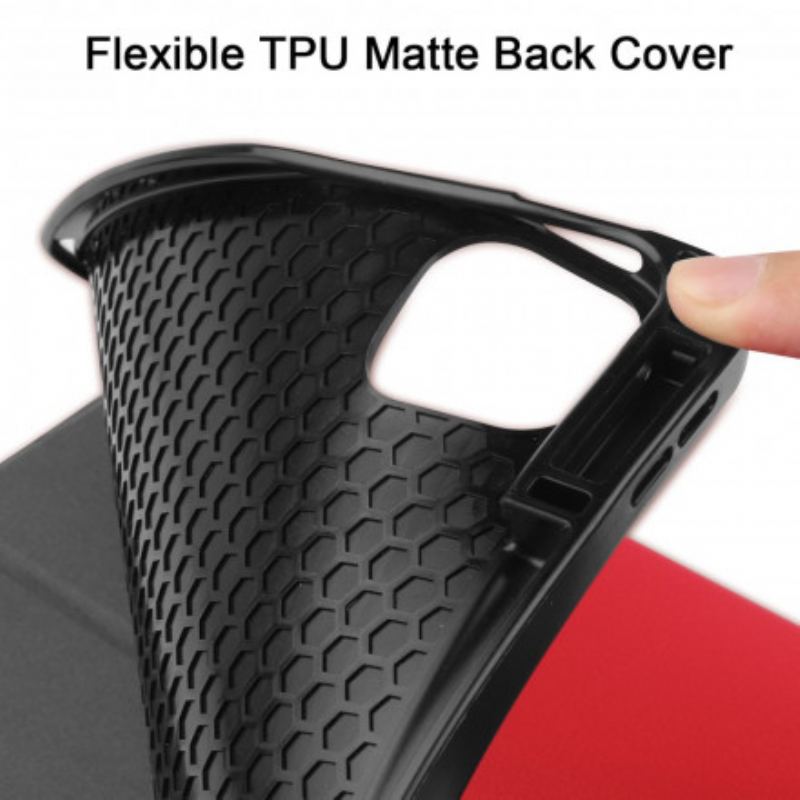Capa De Celular Para iPad Pro 12.9" (2021) Porta-caneta Clássico Dobrável Em Três Partes