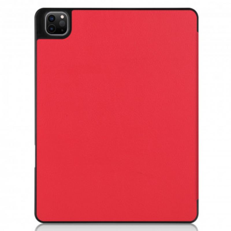 Capa De Celular Para iPad Pro 12.9" (2021) Porta-caneta Clássico Dobrável Em Três Partes