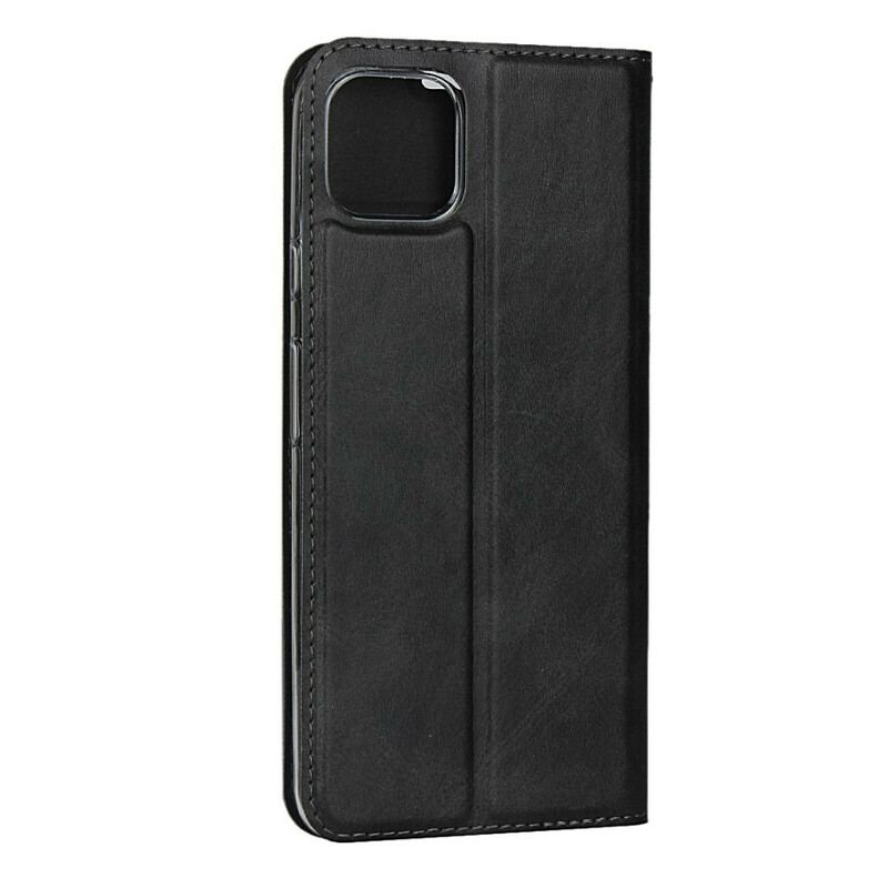 Capa De Celular Para Google Pixel 4 Flip Estilo De Couro Macio Com Alça