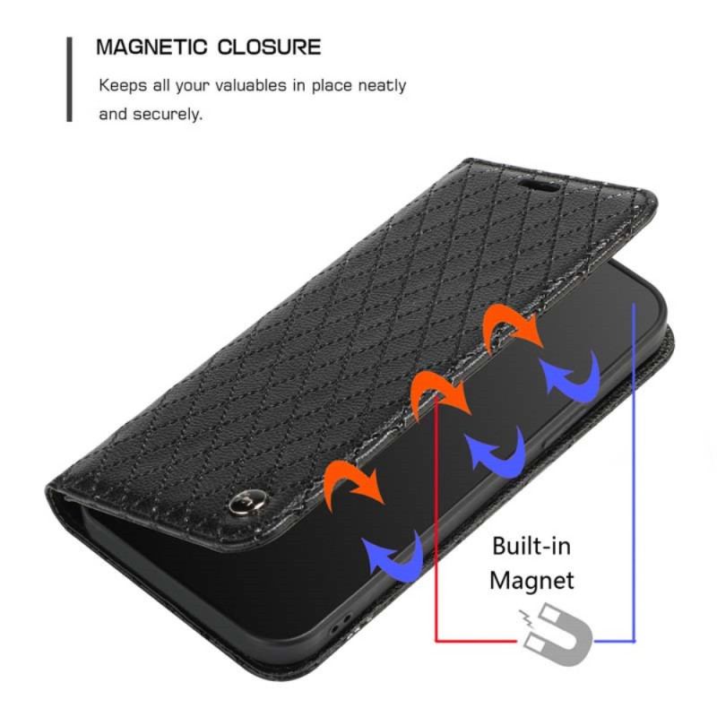 Capa De Celular Para Xiaomi Redmi A1 Flip Diamantes Rfid