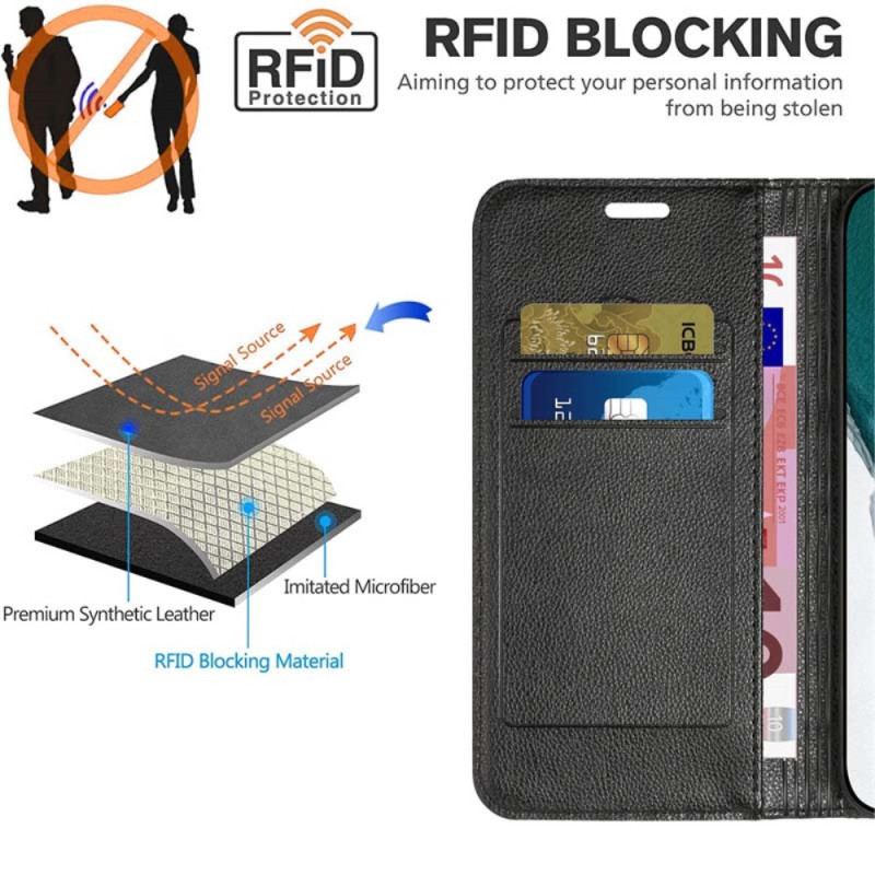 Capa De Celular Para Xiaomi Redmi A1 Flip Diamantes Rfid