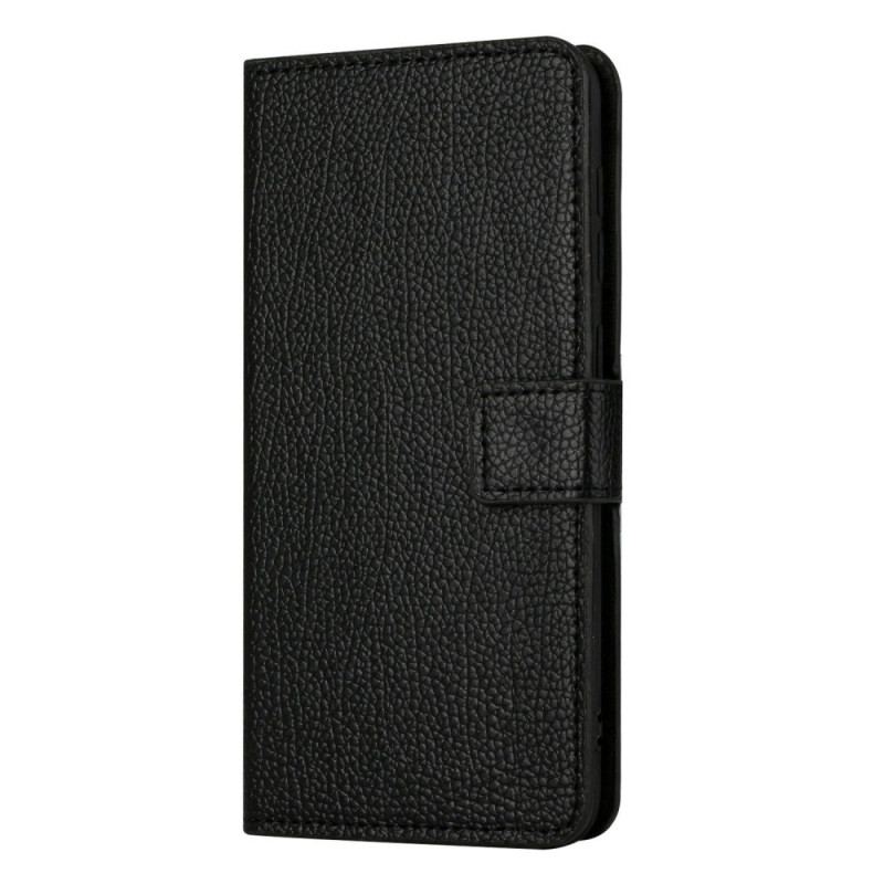 Capa De Couro Para Xiaomi Redmi A1 Efeito De Couro Granulado De Lichia
