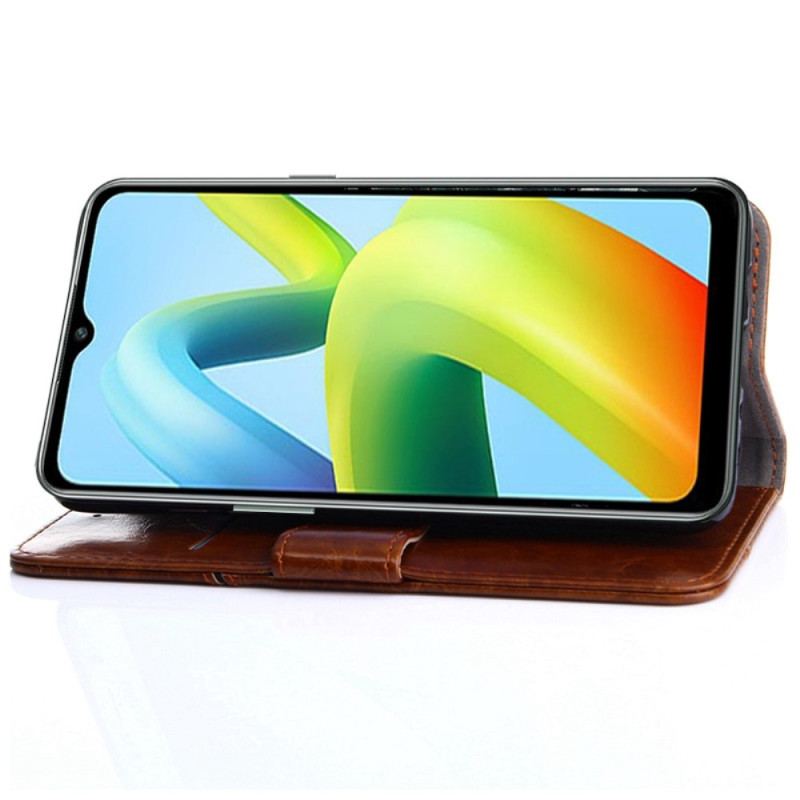 Capa De Couro Para Xiaomi Redmi A1 Formas Geométricas