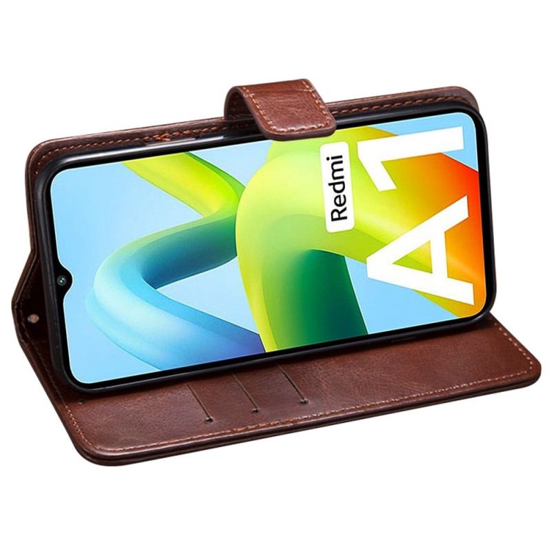 Capa De Couro Para Xiaomi Redmi A1 Imitação De Couro Idewei
