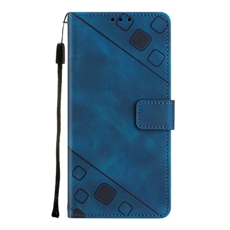 Capa Flip Para Xiaomi Redmi A1 De Cordão Estilo Strappy Dos Anos 70