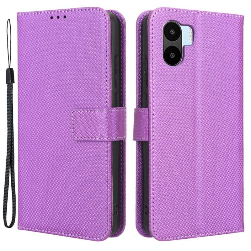Capa Flip Para Xiaomi Redmi A1 De Cordão Seleção De Correia