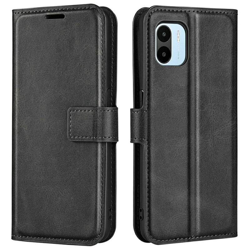 Capa Folio Para Xiaomi Redmi A1 Efeito Couro Fino Extremo