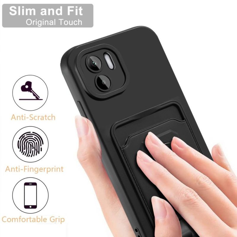 Capa Para Xiaomi Redmi A1 De celular Cordão Com Porta-cartões E Anel De Suporte