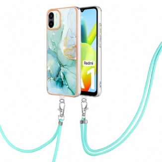 Capa Para Xiaomi Redmi A1 De celular Cordão Estilo Mármore