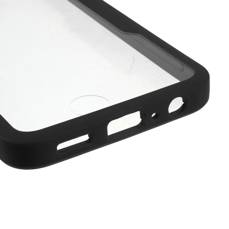 Capa De Celular Para Oppo A94 5G Bordas Coloridas Transparentes Híbridas