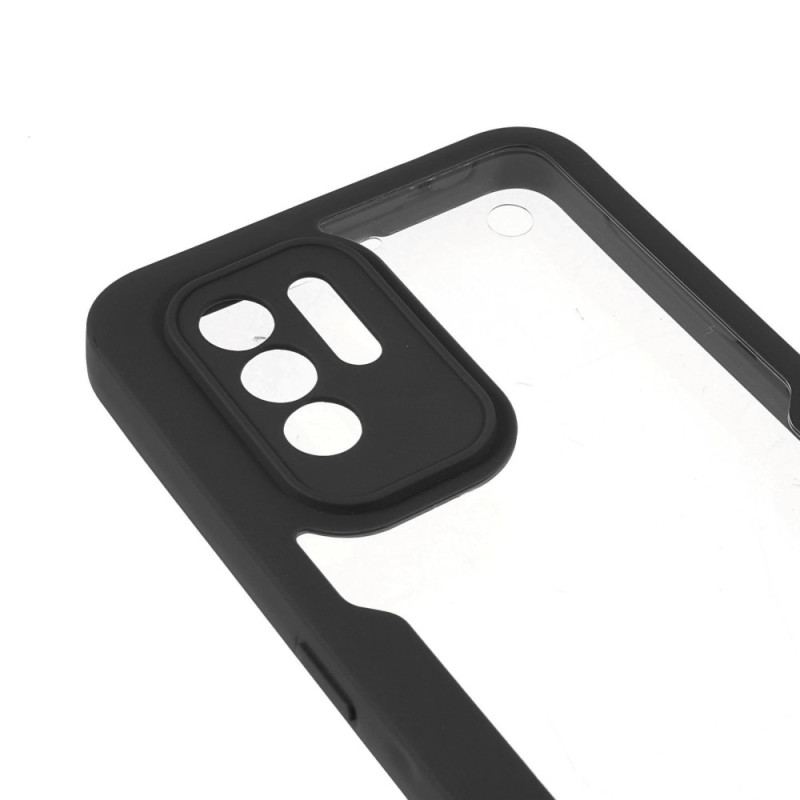 Capa De Celular Para Oppo A94 5G Bordas Coloridas Transparentes Híbridas