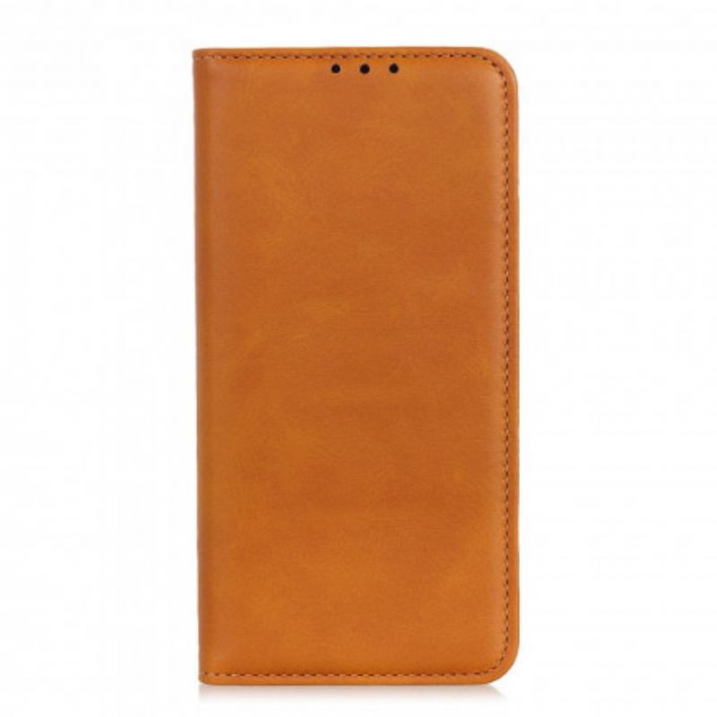 Capa De Celular Para Oppo A94 5G Flip Couro Rachado Elegância