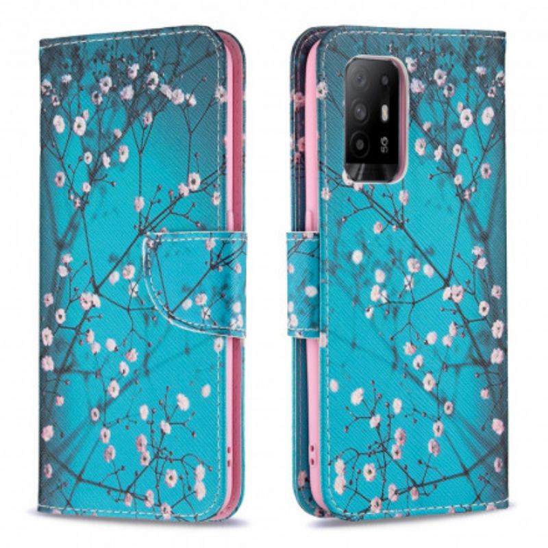 Capa De Celular Para Oppo A94 5G Flip Ramos Floridos