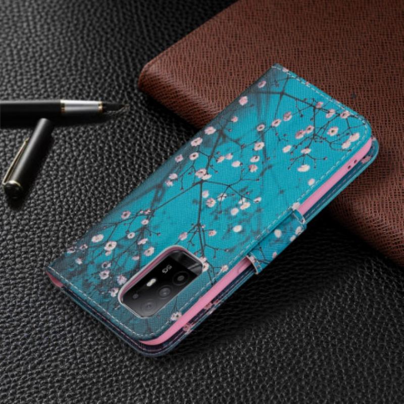 Capa De Celular Para Oppo A94 5G Flip Ramos Floridos