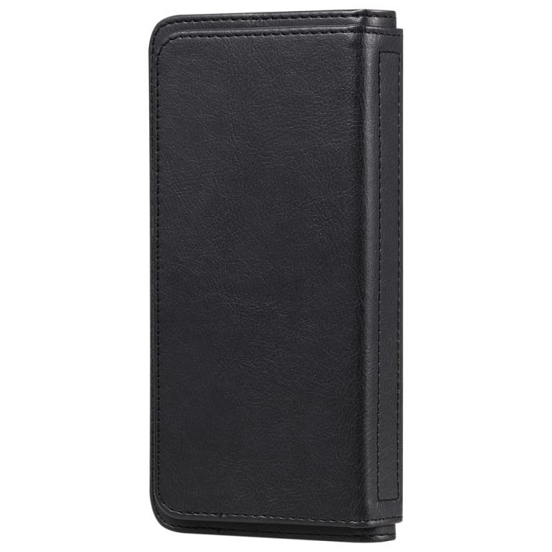 Capa De Couro Para Oppo A94 5G Titular De Cartão De Couro Sintético