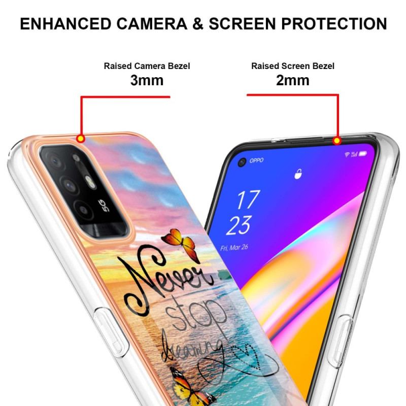 Capa Para Oppo A94 5G Nunca Pare De Sonhar