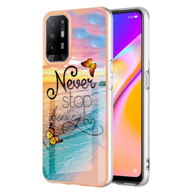 Capa Para Oppo A94 5G Nunca Pare De Sonhar