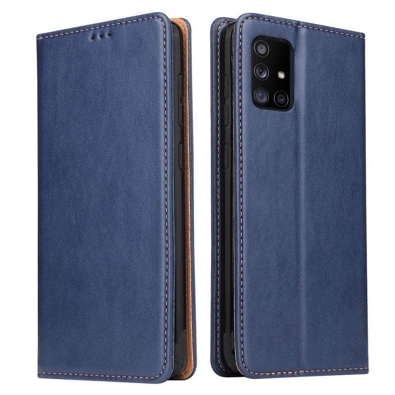 Capa De Celular Para Samsung Galaxy A71 5G Flip Couro Legitimo