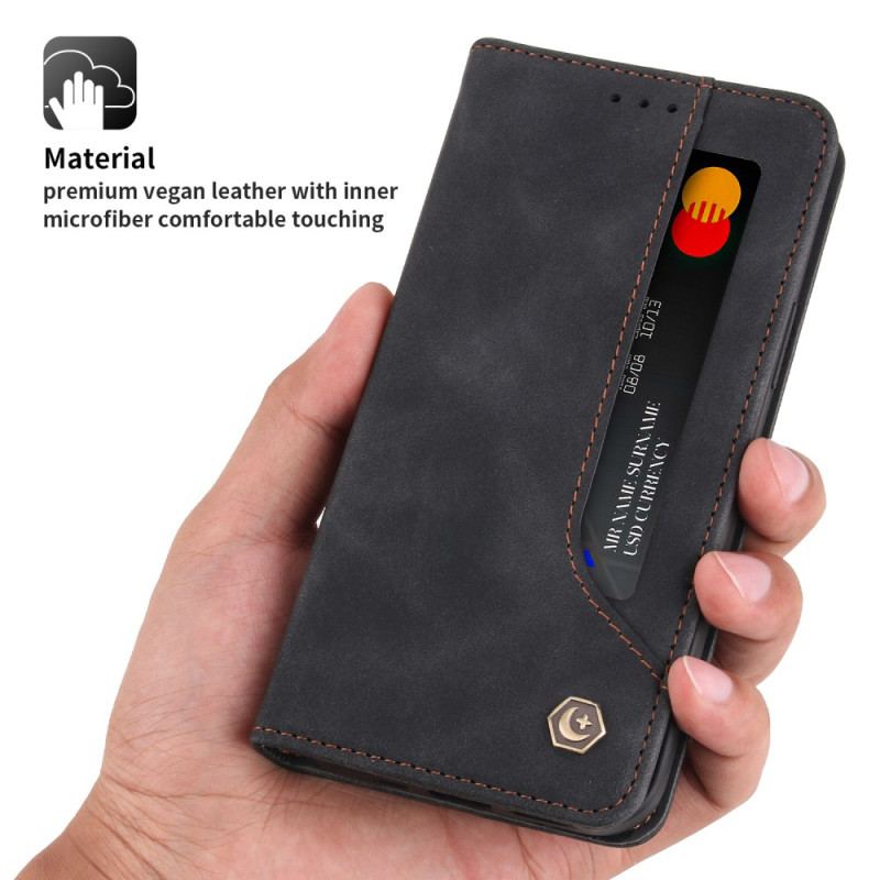 Capa De Celular Para Samsung Galaxy A71 5G Flip Porta-cartão Frontal Pola