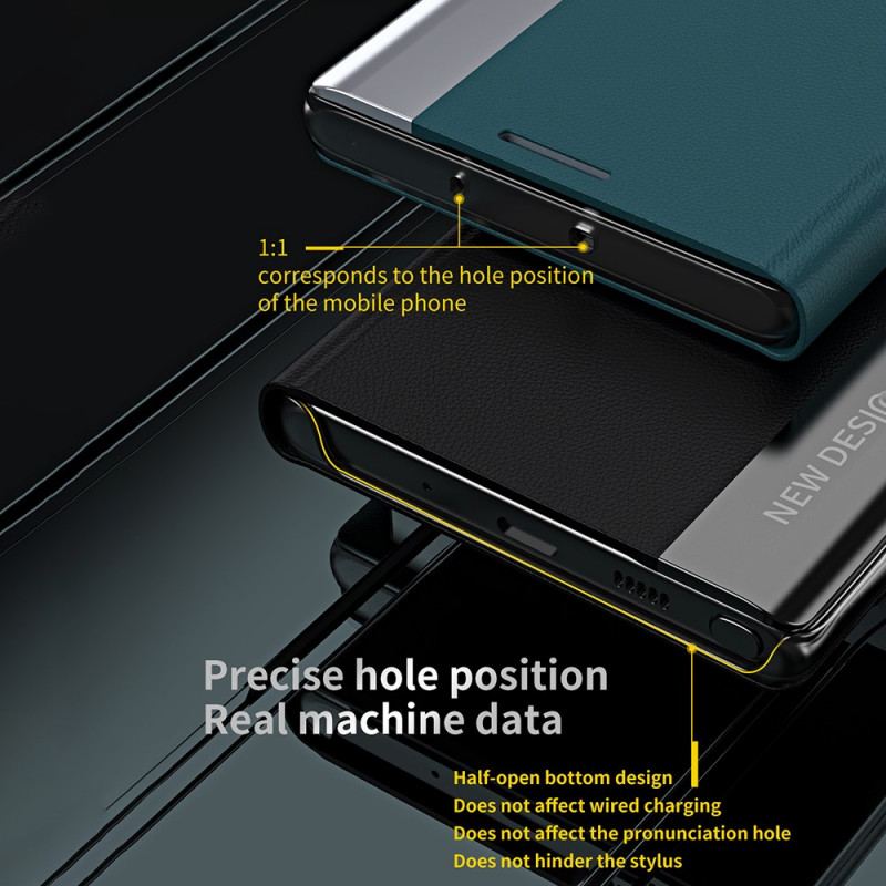 Capa De Celular Para Samsung Galaxy A71 5G Novo Design De Couro Sintético