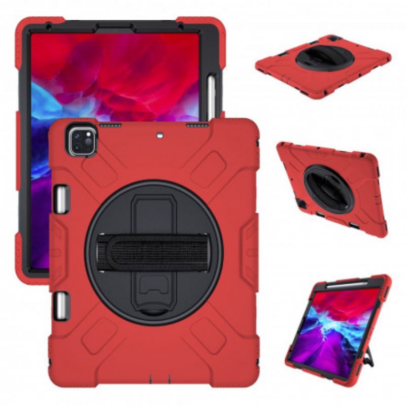 Capa Para iPad Pro 12.9" (2022) Correia De Suporte