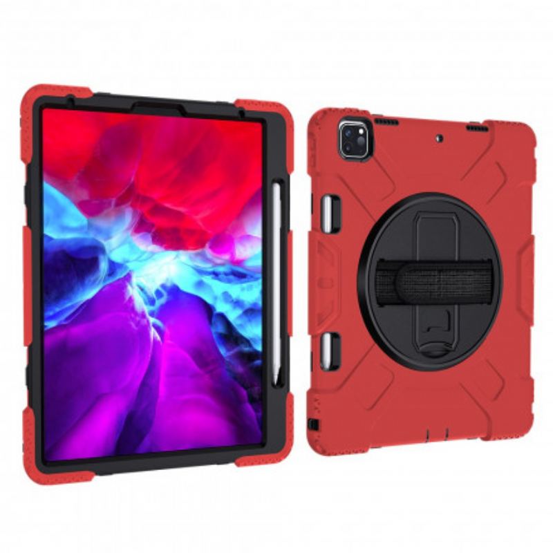 Capa Para iPad Pro 12.9" (2022) Correia De Suporte