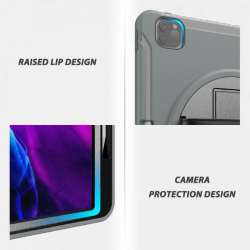 Capa Para iPad Pro 12.9" (2022) Correia De Suporte E Suporte Para Caneta