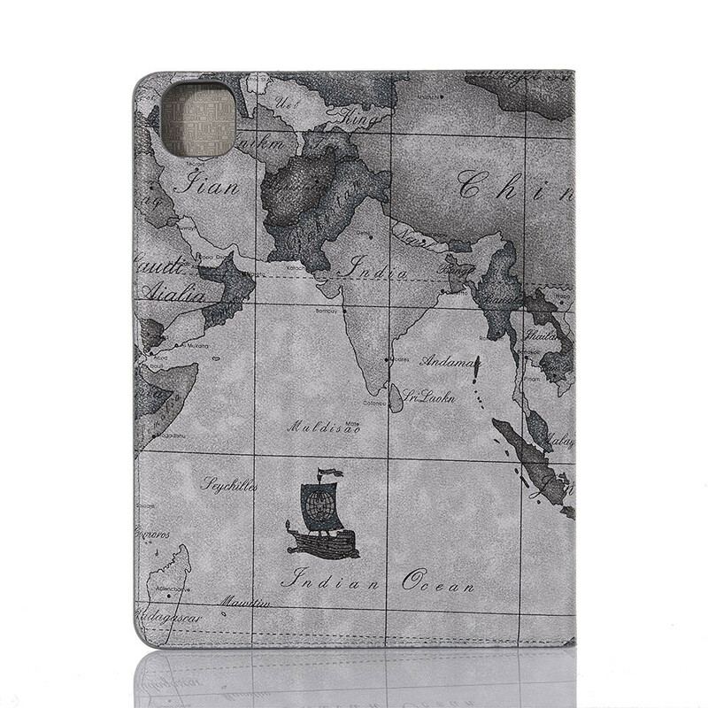 Capa Para iPad Pro 12.9" (2022) Mapa Do Mundo