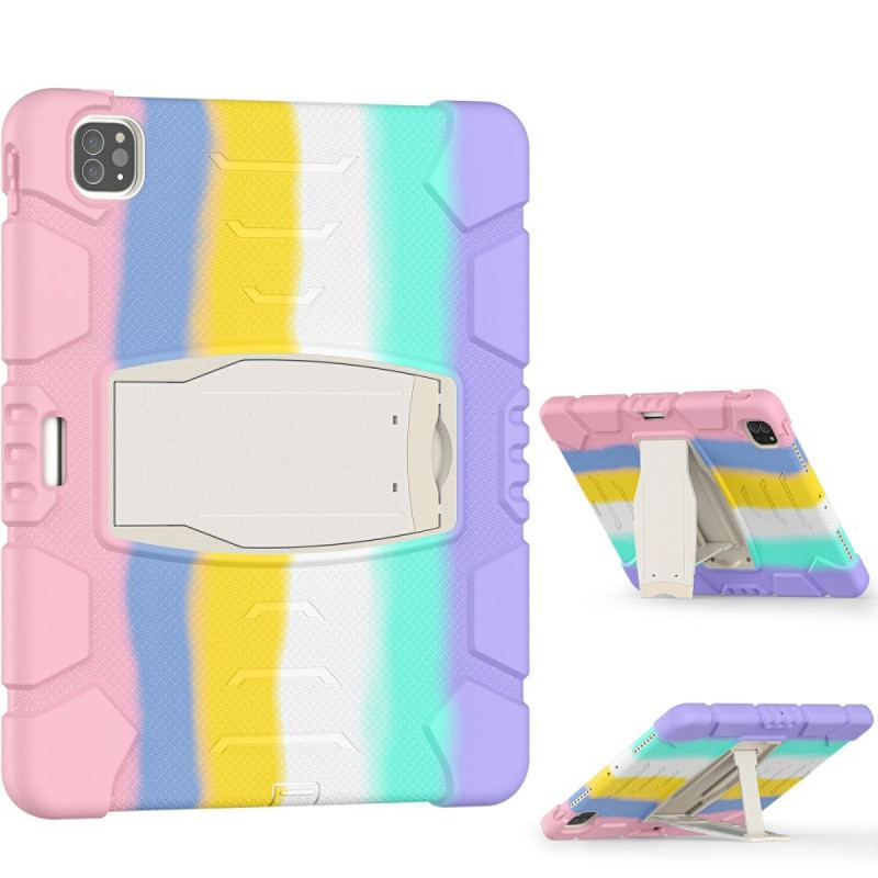 Capa Para iPad Pro 12.9" (2022) Capa Proteção Proteção Tripla Com Cor De Suporte
