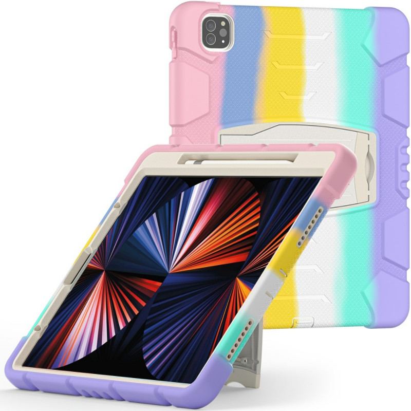 Capa Para iPad Pro 12.9" (2022) Capa Proteção Proteção Tripla Com Cor De Suporte