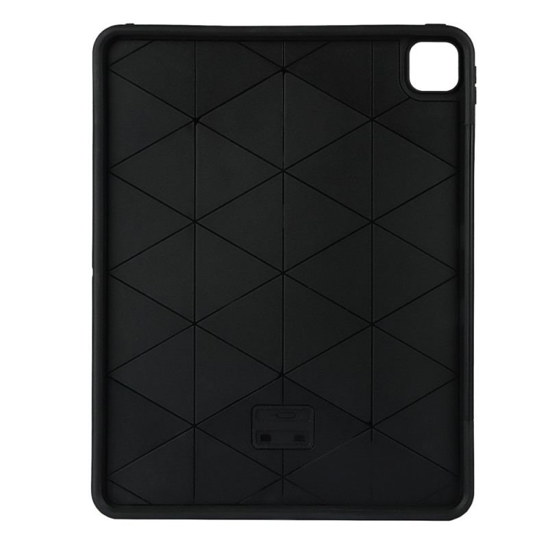 Capa Para iPad Pro 12.9" (2022) Suporte Mãos-livres Em Couro Sintético