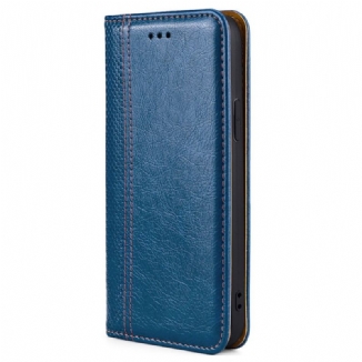 Capa De Celular Para Vivo X90 Pro Flip Couro Falso Vintage